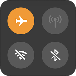 toggle airplane mode