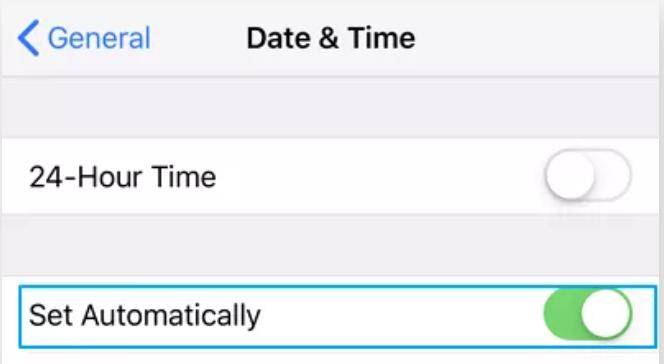 adjust data and time setting