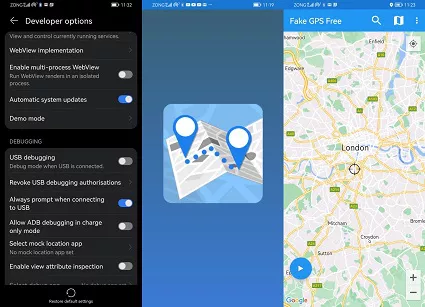 fake gps go location spoofer using steps