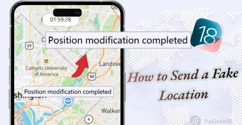 send a fake location