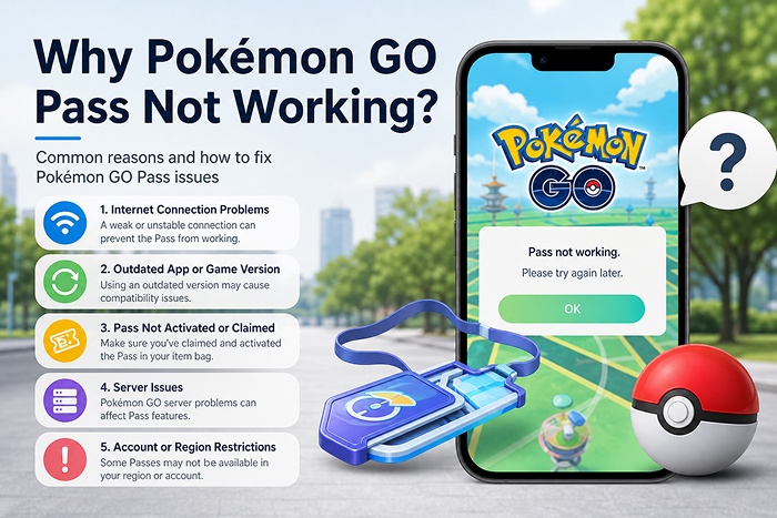 why pokemon go pass not working
