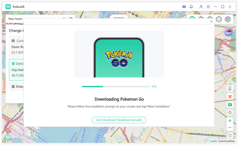 downloading pokemon go