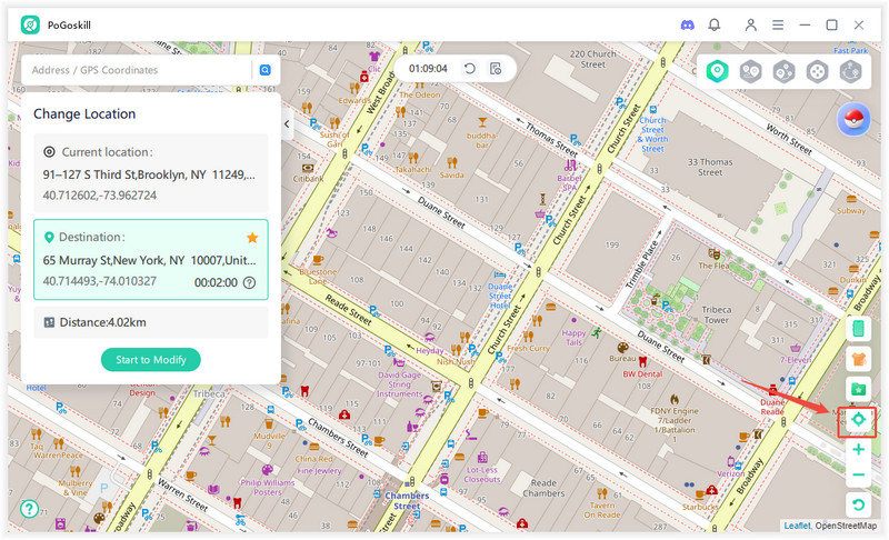 return to current location