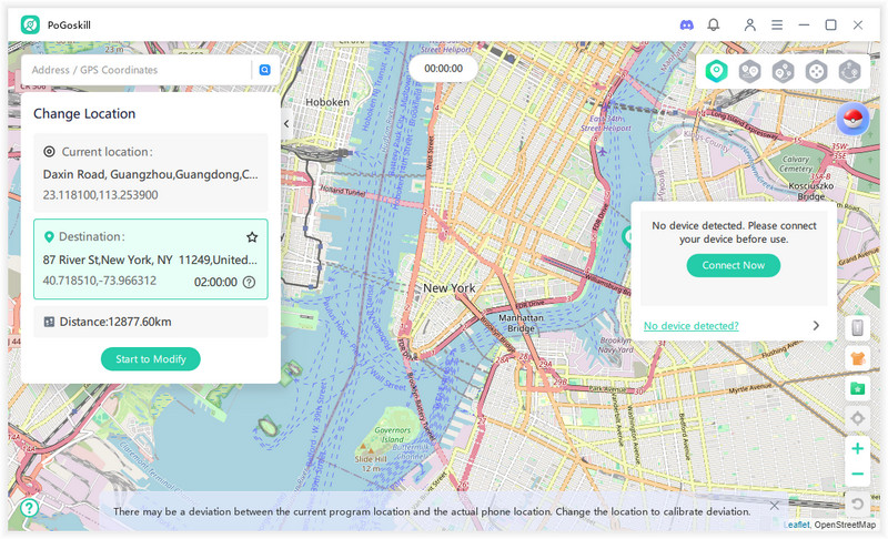 change pokemon go location in pogoskill