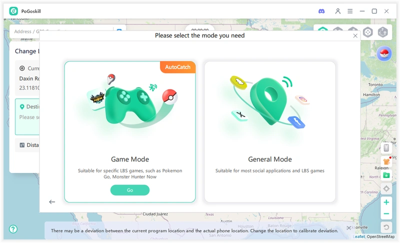 Select General Mode