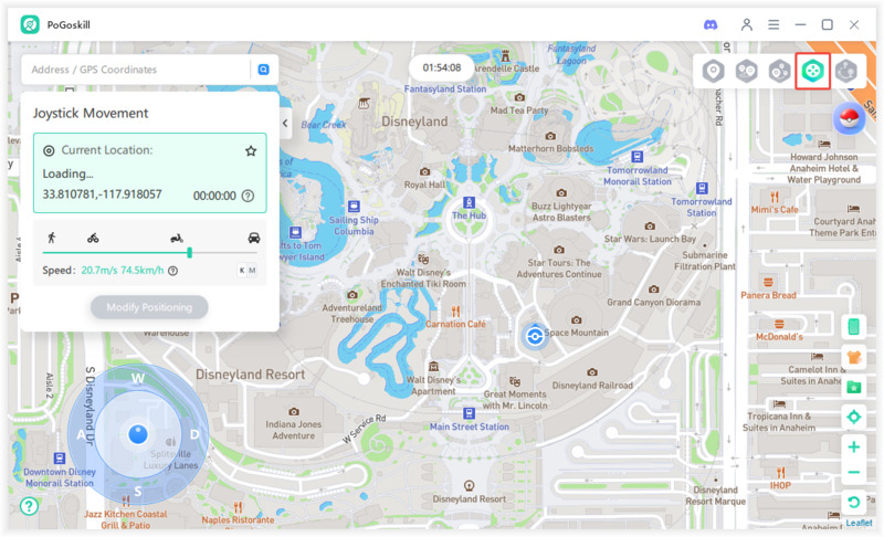 pogoskill joystick mode