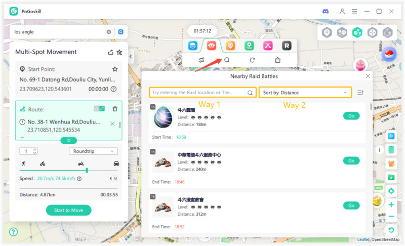 pokémon go raid map