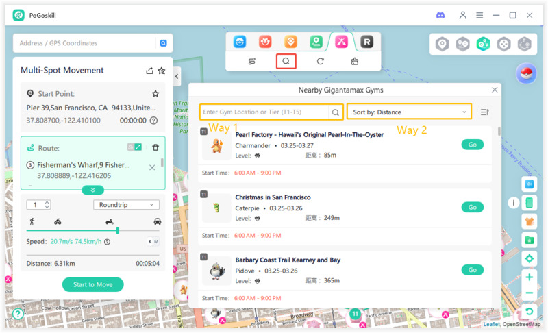 pokemon go pokestop map
