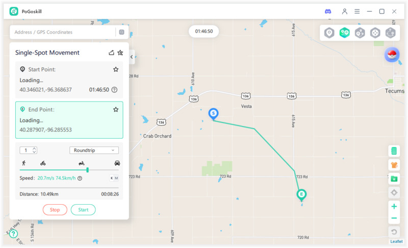 pogoskill import gpx file