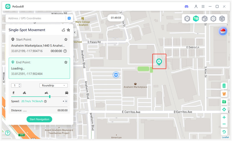 pogoskill single spot movement