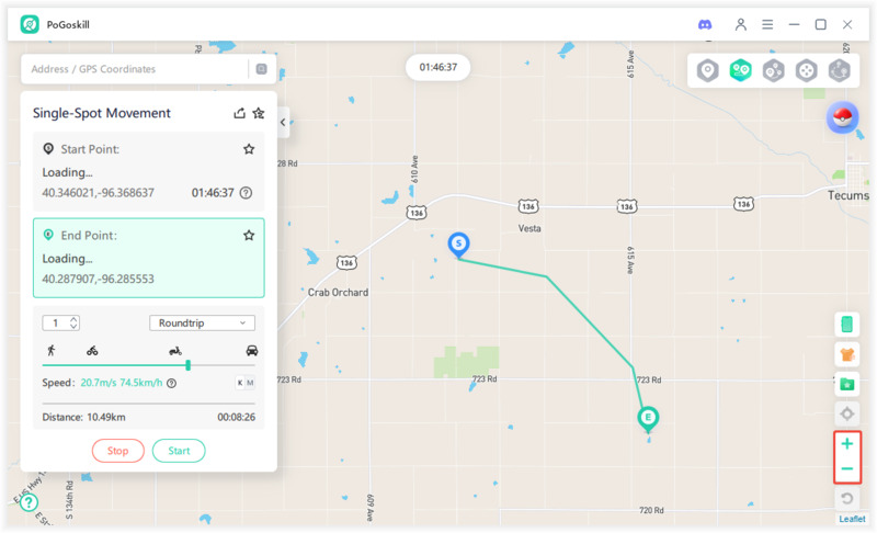pogoskill import gpx file