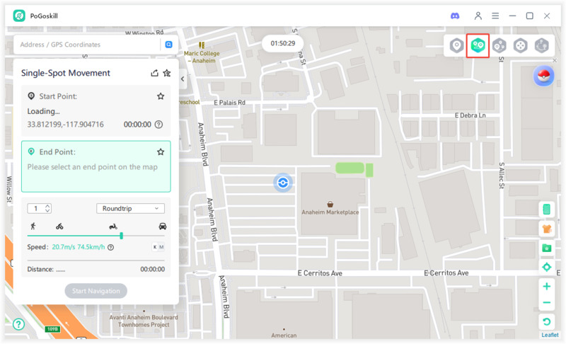 pogoskill single spot movement