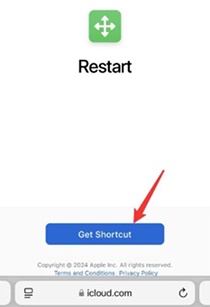 click get shortcut