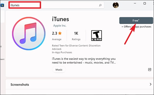 install itunes on windows