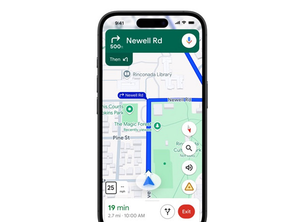 iphone google map location