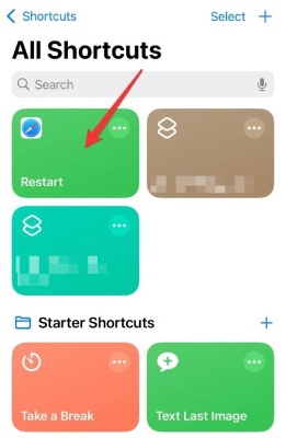 restart shortcut