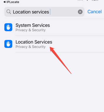 位置情報サービスを検索