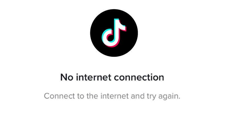 tiktok no internet connection