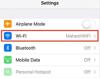 wifi setting