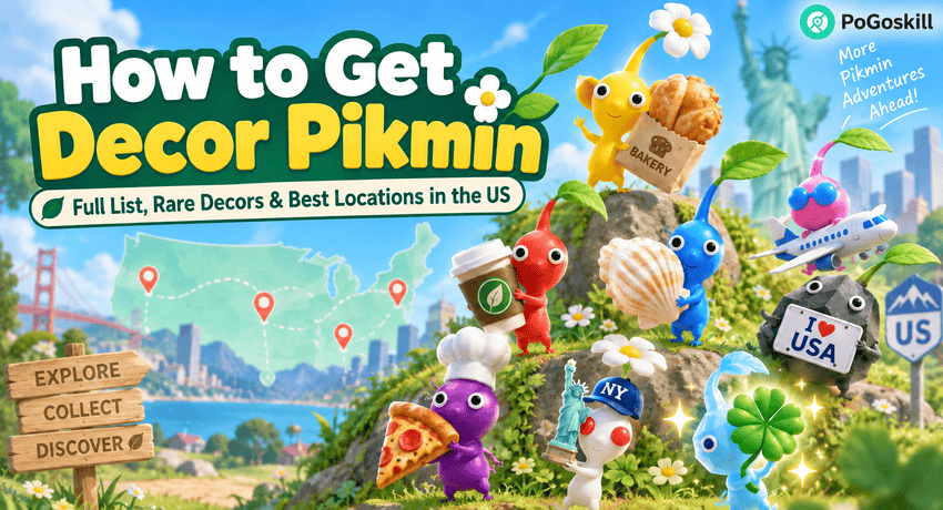 How to get Decor Pikmin in Pikmin Bloom