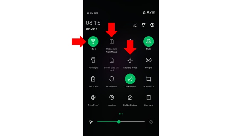 check internet connection