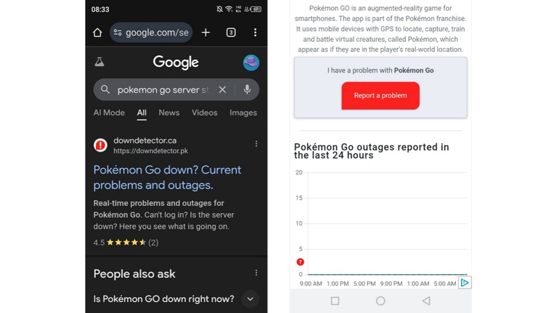 check niantic server status