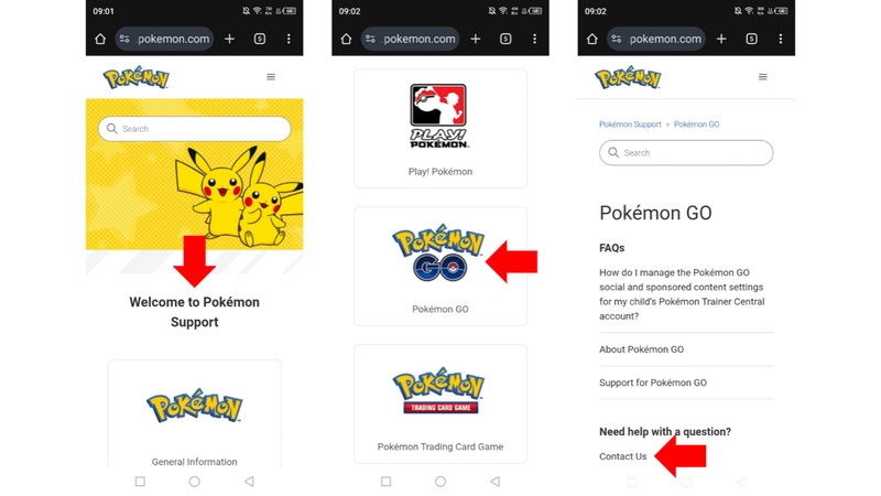 contact niantic support