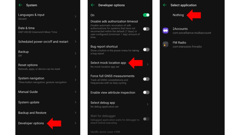 disable mock locations