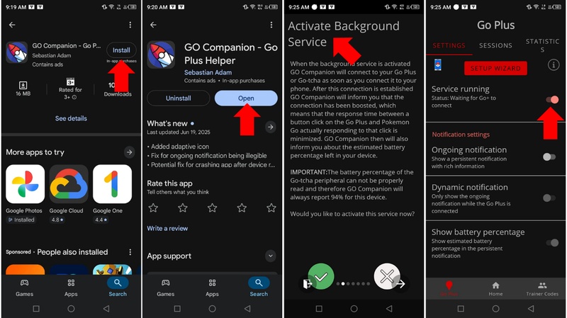 go companian auto catch