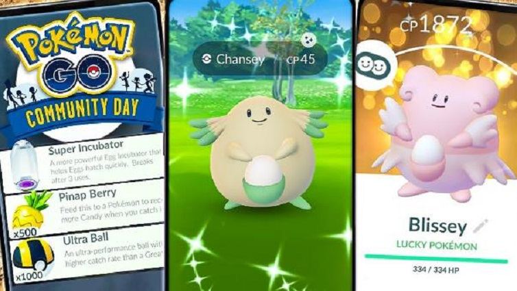 how to catch shiny chansey in february 2024 community day live chansey