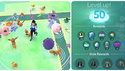 subir de nível de pokebolas no pokemon go