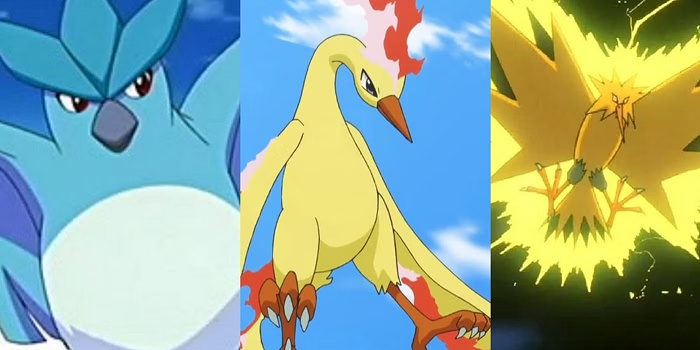 aricuno vs zapdos vs moltres