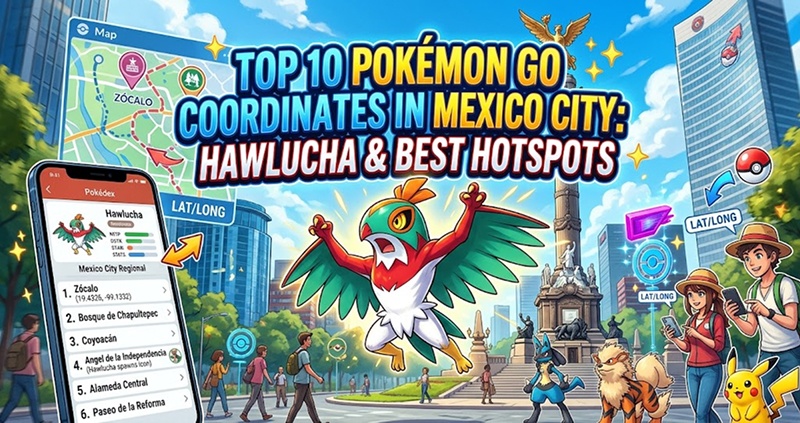 best mexico city pokemon go coordinates