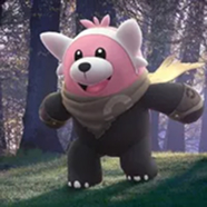 bewear-wearing-a wilderness cape