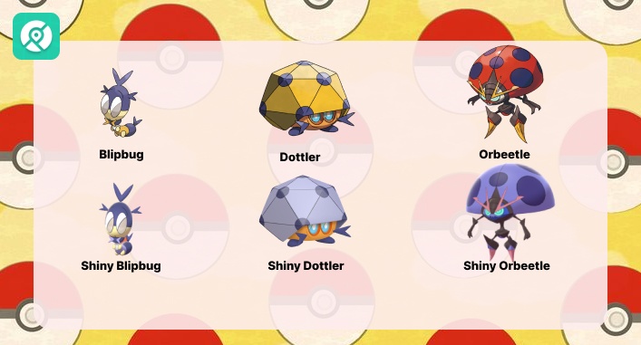 blipbug shiny evolution line