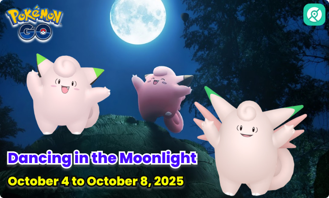 clefairy dancing in the moonlight event