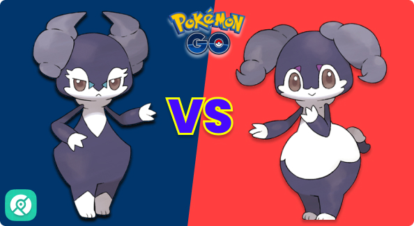 What is the differences of female and male indeedee