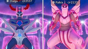 Dynamax Dialga and Dynamax Palkia