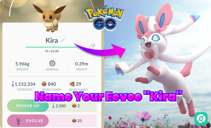 how to evolve eevee into sylveon name trick