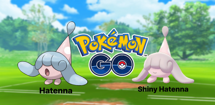 hatenna and shiny hatenna pokemon go