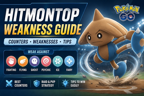 hitmontop weakness type