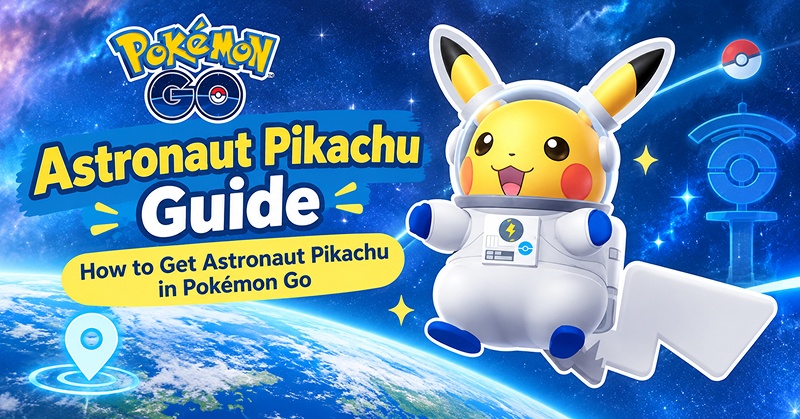 how to get astronaut pikachu pokemon go