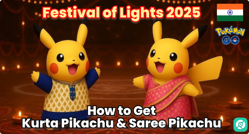 kurta pikachu saree pikachu festival of lights 2025
