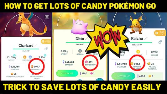 how to get more candies in pokemon go