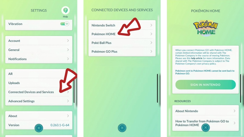 how to use pokemon home