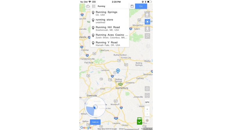 itools location setting