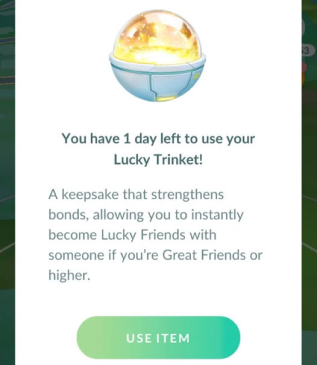 lucky trinket time limit