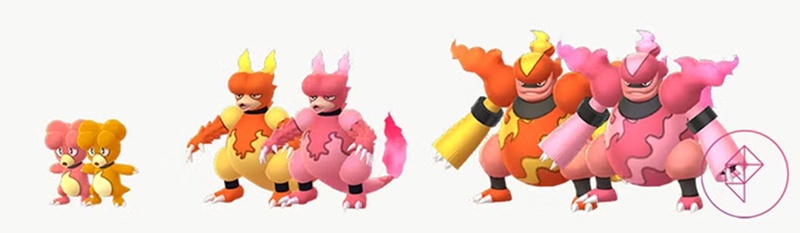 magby shiny evolution line