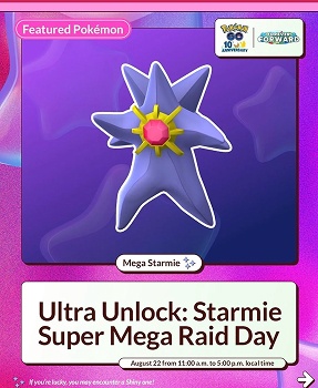 mega starmie weakness