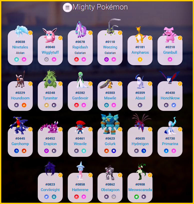 mighty pokemon in pokemon go wild area 2025 nagasaki